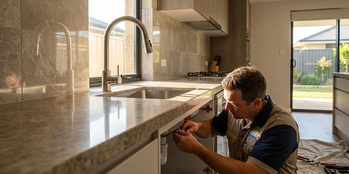 Kitchen Plumbing service by licensed plumber in Rockingham WA